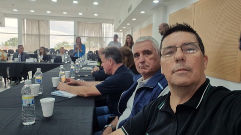 Circuito de ingresos Portuarios, dirigentes de FeTrA presentes